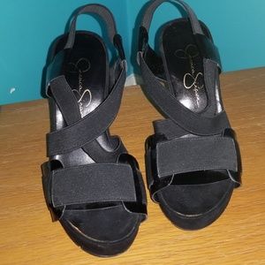 Black strappy Jessica Simpson size 5.5